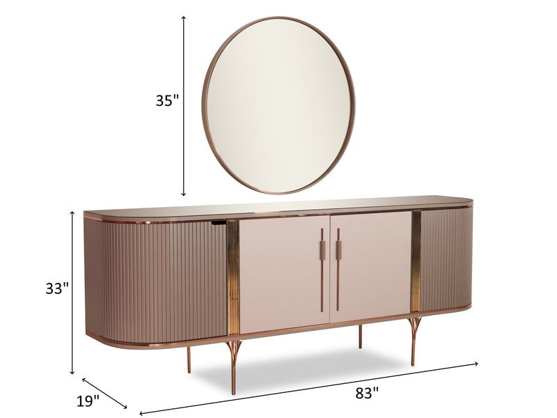 Pandora 83" Wide Buffet with Mirror