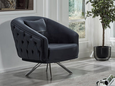 Puzzle 33" Wide Tufted Armchair