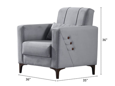 Step 36" Wide Convertible Armchair
