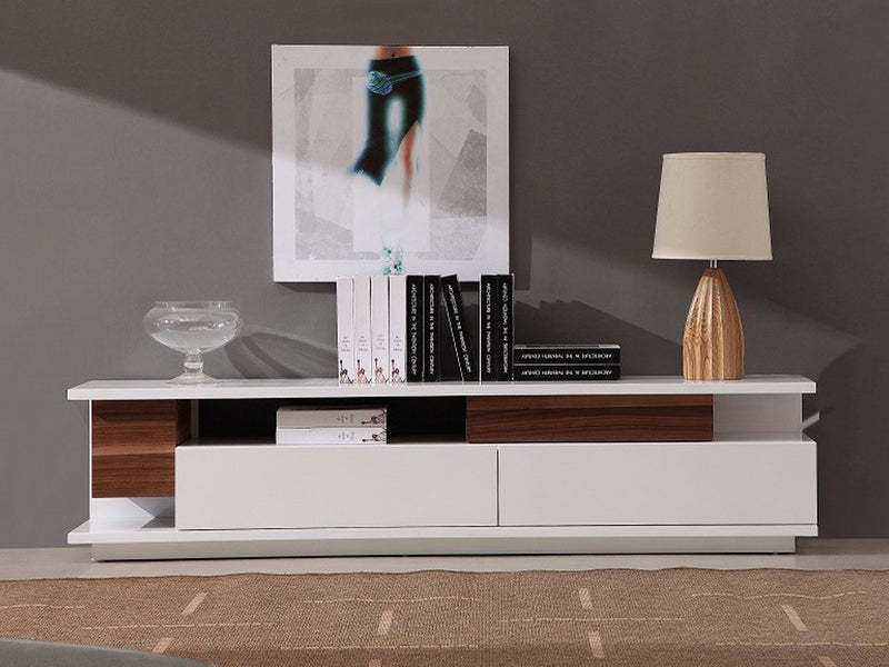 TV061 Modern 71" Wide 2 Drawer TV Stand