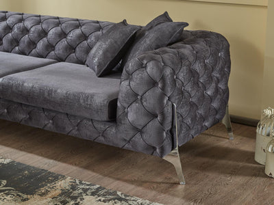 Togo 128" Wide Tufted Sectional