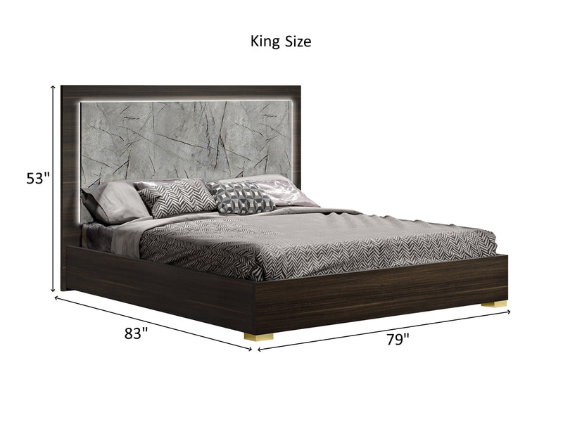 Travertine Platform Bed