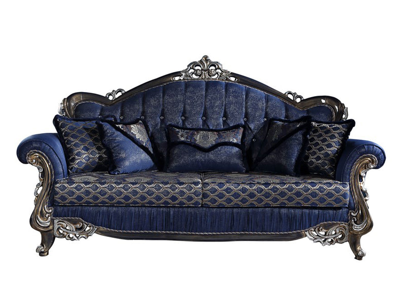 Tuana 92.5" Wide Tufted Traditional Sofa