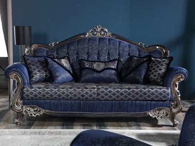 Tuana 92.5" Wide Tufted Traditional Sofa