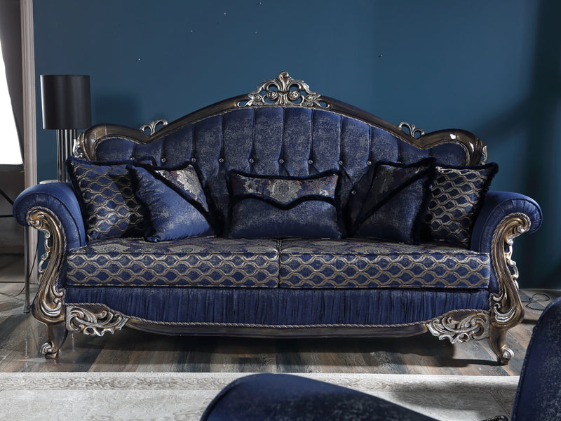 Tuana 92.5" Wide Tufted Traditional Sofa